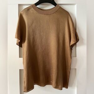 Vince Tan Short Sleeve Top